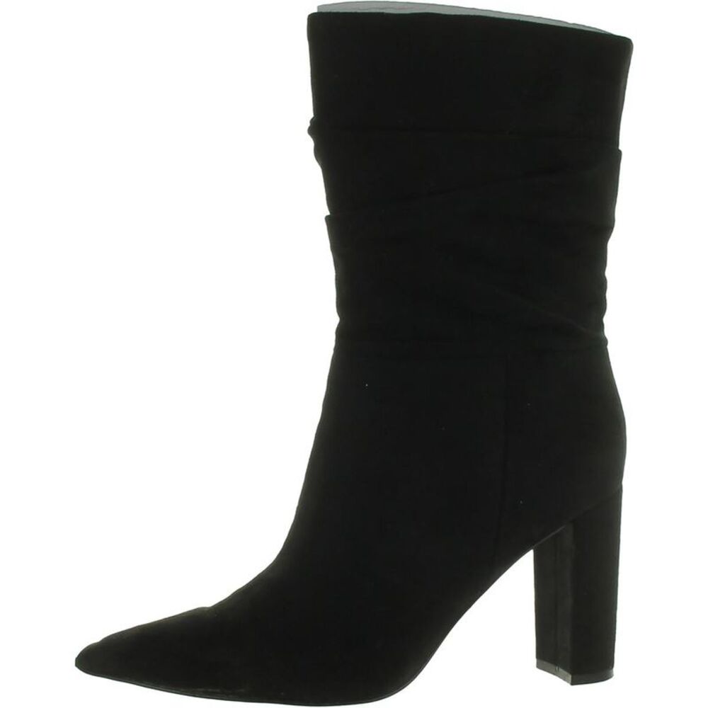 Nine West Black Heeled Boots with Chunky Heel